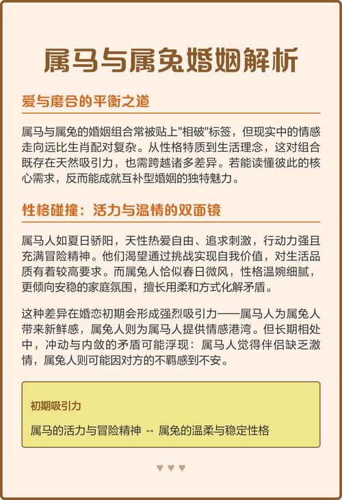 女属兔和女属马在一起是否相配，他们的生肖合不合？