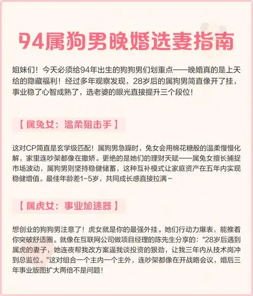 1994年属狗的人蕞佳结婚年龄是多大？
