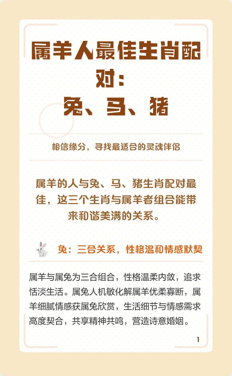 1979年属羊的人与哪个属相最匹配呢？