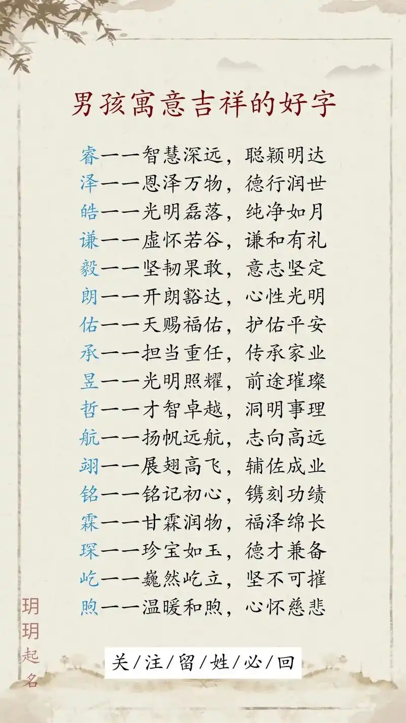 寓意吉祥的好听叠字小名，有没有什么特别吉祥的推荐呢？