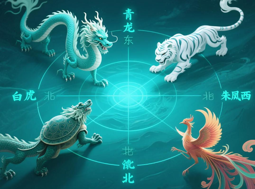 青龙白虎朱雀玄武分别位于哪个方位？