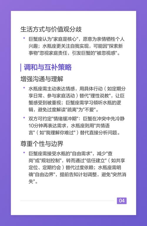 巨蟹和水瓶的友情关系是否和谐融洽？