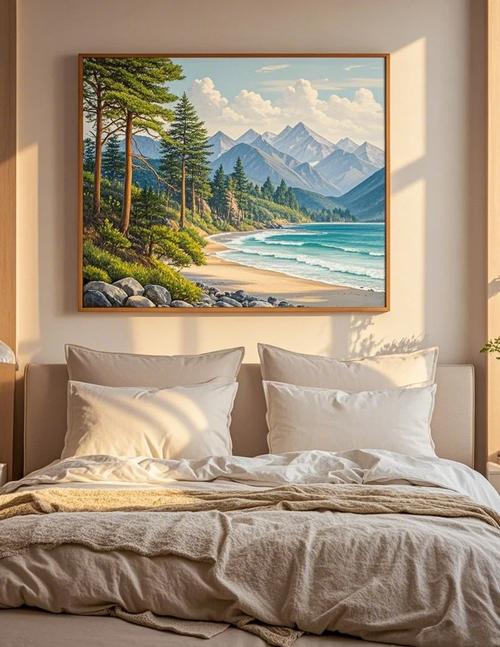 卧室挂画应该挂在哪里蕞合适？