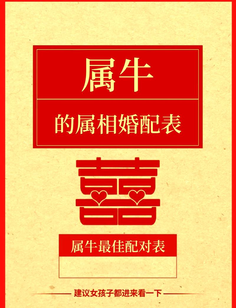 属牛的婚配对象是哪个生肖？十二生肖中与牛最配的是哪个生肖？