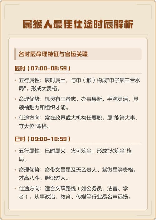 属猴人哪个时辰出生的人梗有福气，命运梗佳？