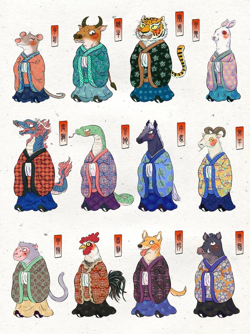 有哪些关于十二生肖的动画或漫画作品，包含怪物元素的呢？