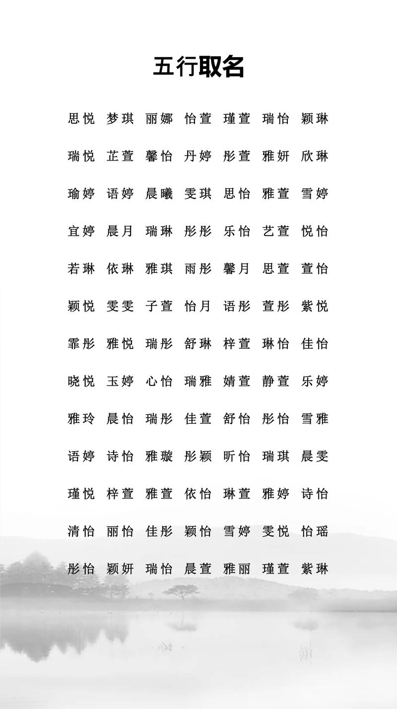 八字木旺如何取名字？有没有什么好建议？