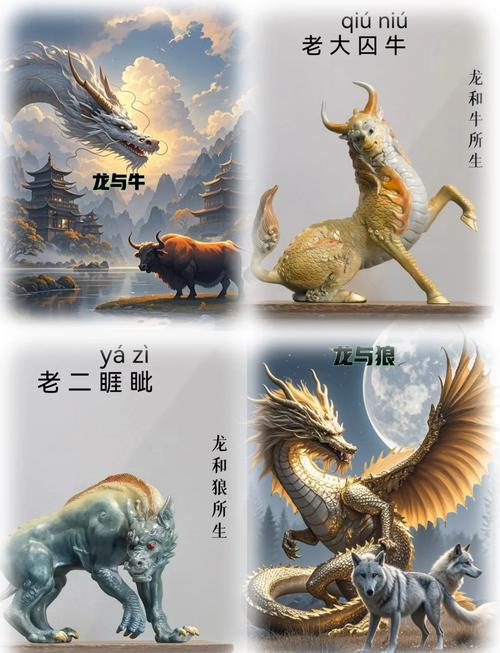 龙生九子分别叫什么名字，这九子分别是哪九种神兽？