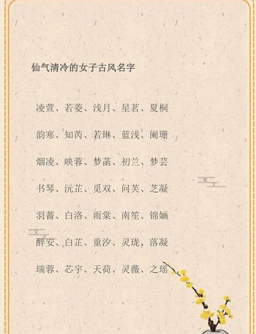 有没有清冷孤傲、古风气质、冷艳霸气的三个字女生名字推荐？