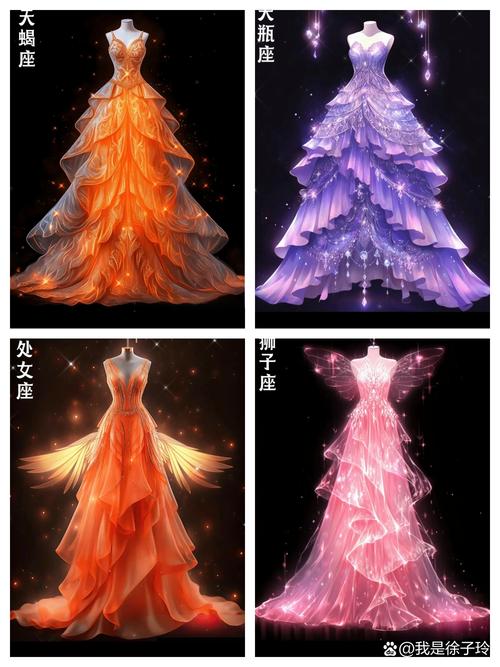 十二星座专属的公主晚礼服，哪个星座的礼服裙最闪耀呢？