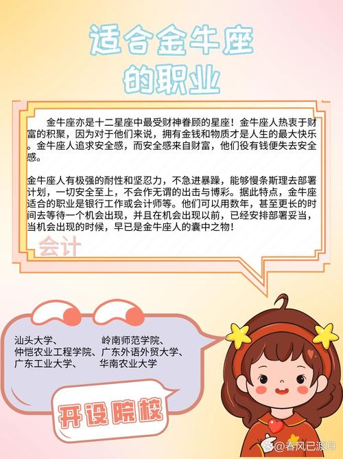 金牛座最适合从事的职业组合有哪些？