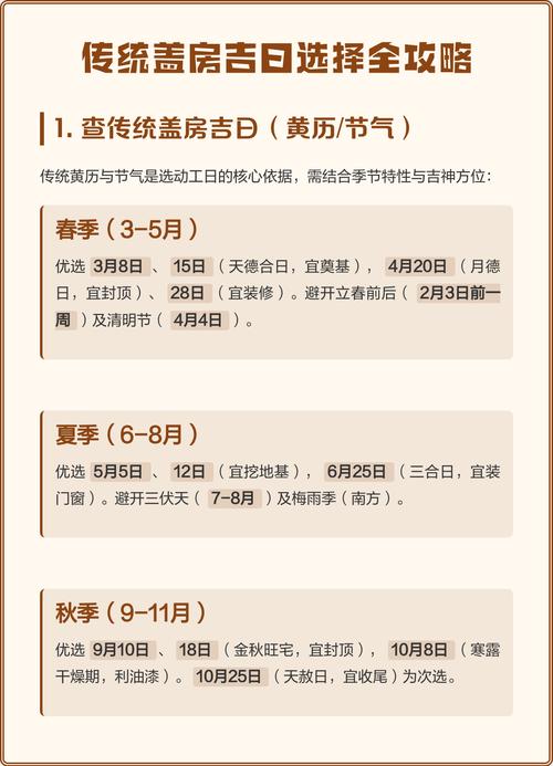 农村盖房选择什么吉日比较好？