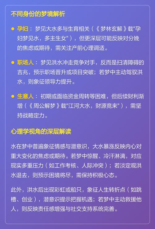 梦见涨水变成海水暴涨，这是不是预示着什么重大变化？