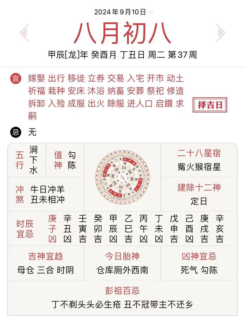 2021年农历八月初一是否为当年的黄道吉日？