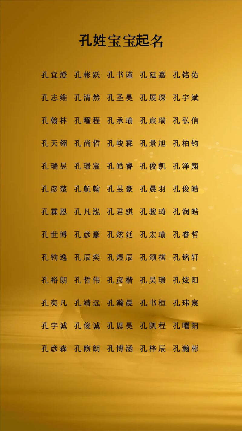 孔姓女孩维字辈，有没有好听又吉祥的鸡年名字推荐？