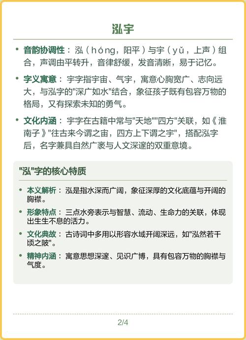 泓宇这个名字的含义和寓意是什么？