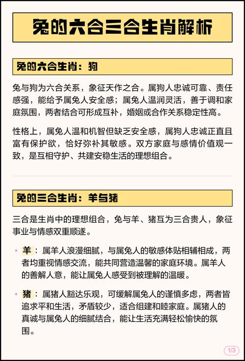 生肖兔与哪个生肖最匹配，能组成最和谐的属相配对呢？