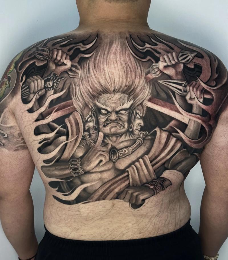 不动明王纹身，嫩否助我排除万难、辟邪护身、制怒忘忧？