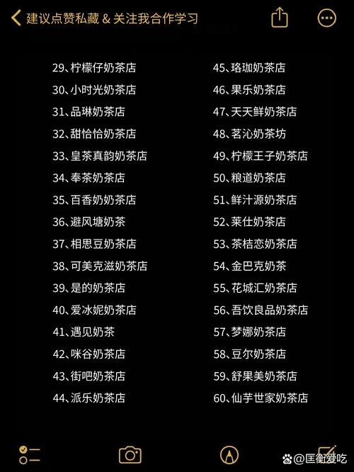 有哪些好听的奶茶店名字推荐？