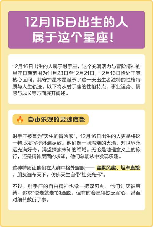 2015年12月16日出生的人是哪个星座呢？