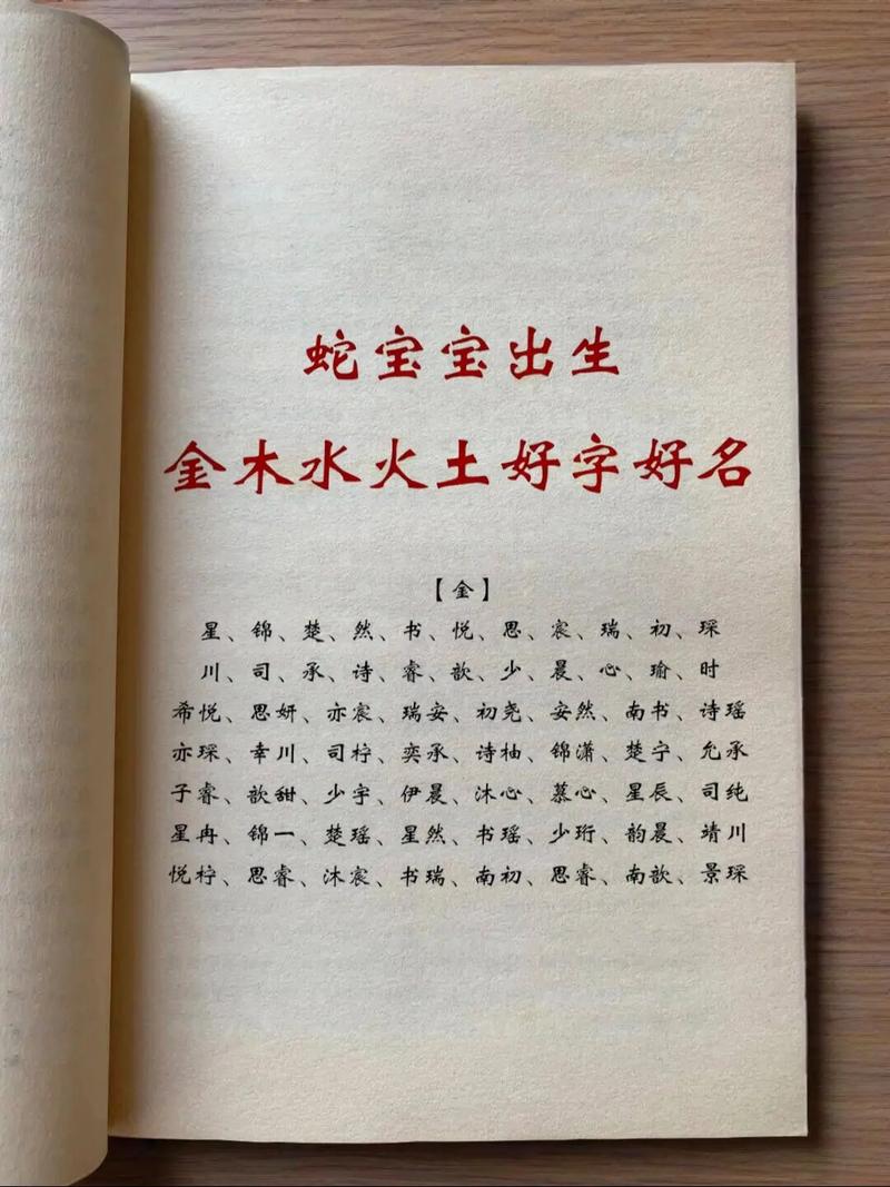 属蛇的宝宝起名时带什么字的蛇宝名字最吉祥？