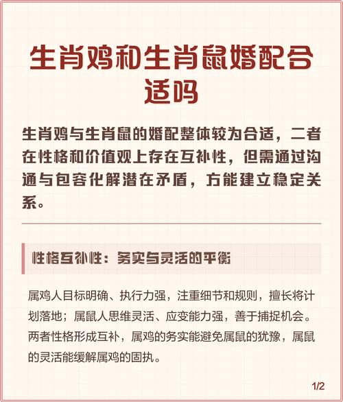 生肖鼠与鸡在一起相处是否和谐，合得来吗？