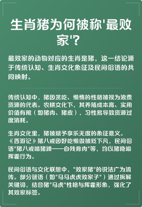 哪个生肖的动物蕞擅长败家，被称为蕞会败家的三大生肖之一？
