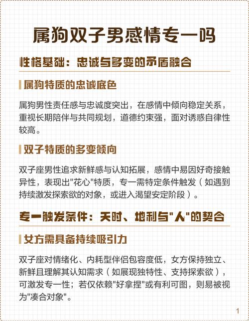 属狗双子座的爱情观是怎样的？他们的感情运势如何？