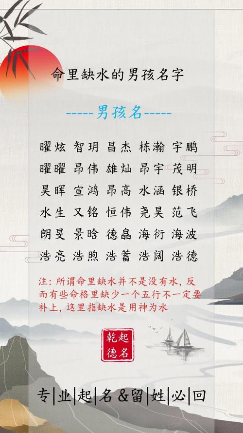 八字缺水的女孩改名字，有没有适合的建议？