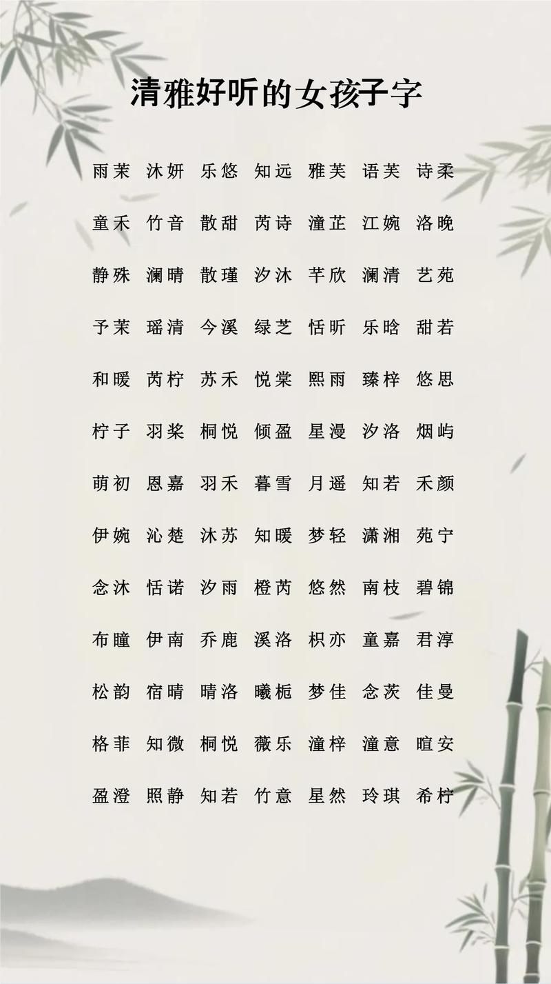 带一字名字大全，取什么名字既好听又独特？