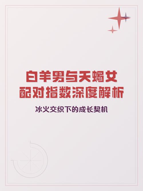 白羊男和天蝎女配对指数是多少？