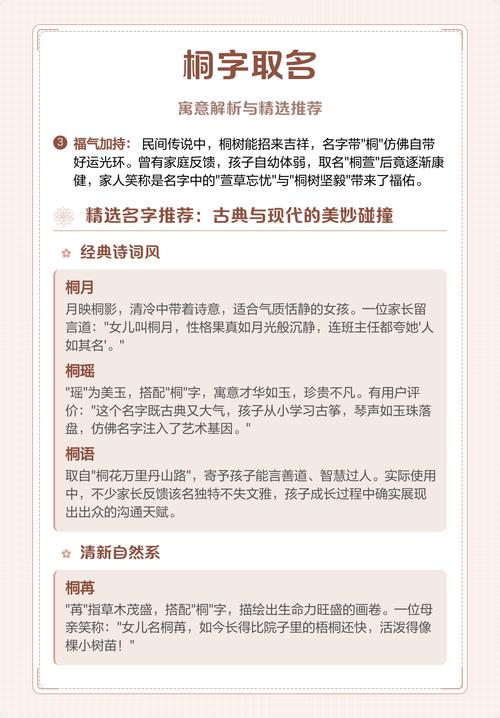 带桐的女孩名字寓意好，有没有什么好听的名字推荐？