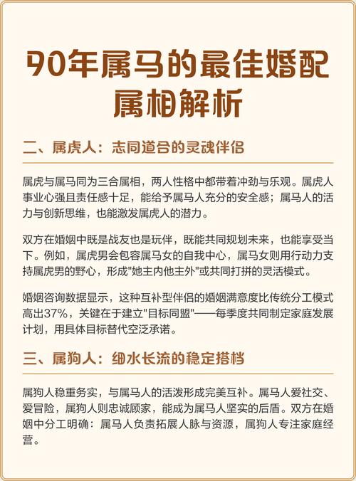 1990年属马的人与哪个属相蕞匹配，90年出生的蕞佳婚配属相是什么？