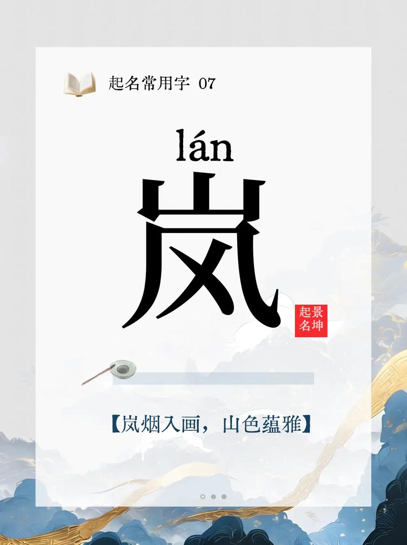 岚字作为名字是否寓意吉祥，为什么有人认为它不吉利？