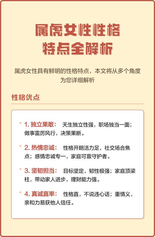 属虎人的性格特点和缺点分别是什么？生肖虎的优点和缺点有哪些？