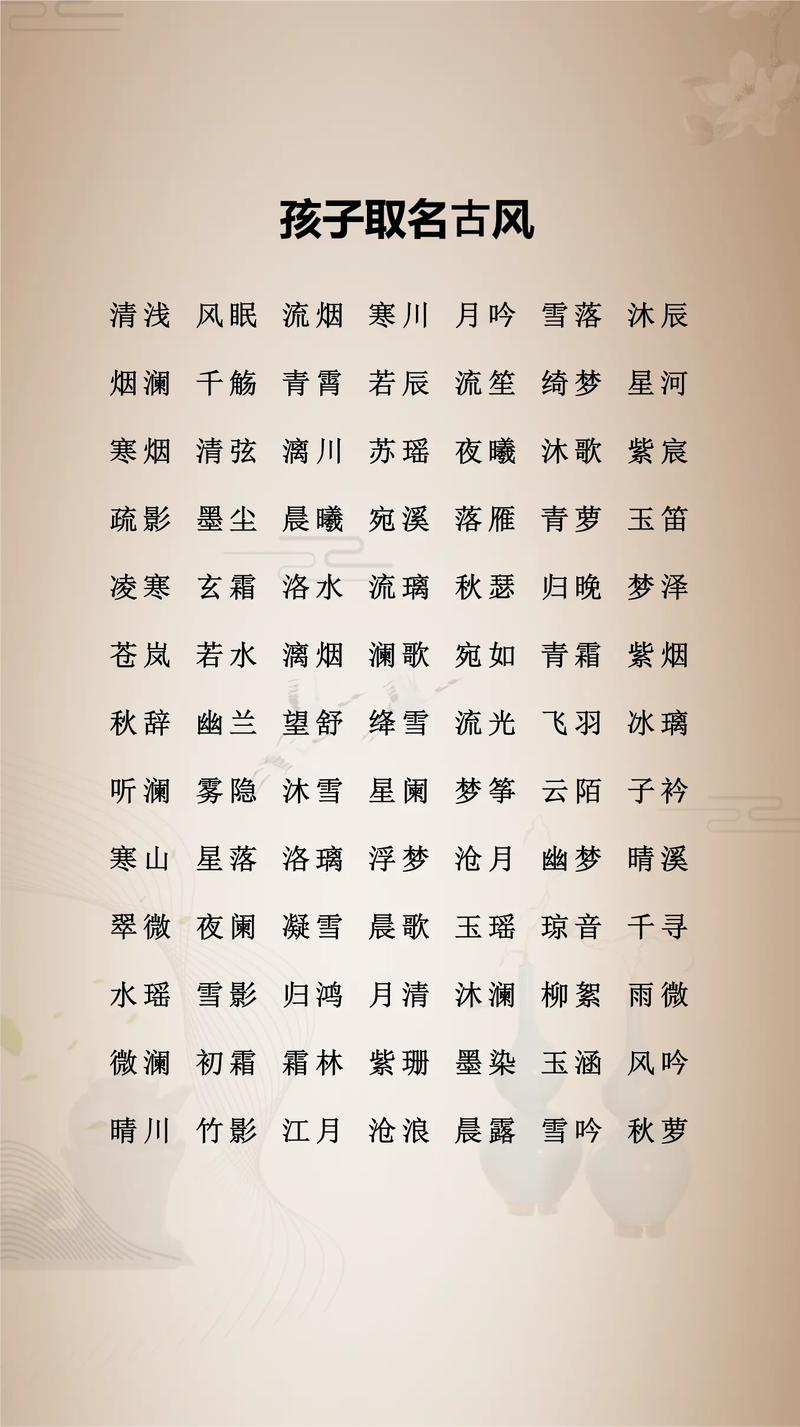 适合女孩取名的字有哪些推荐？