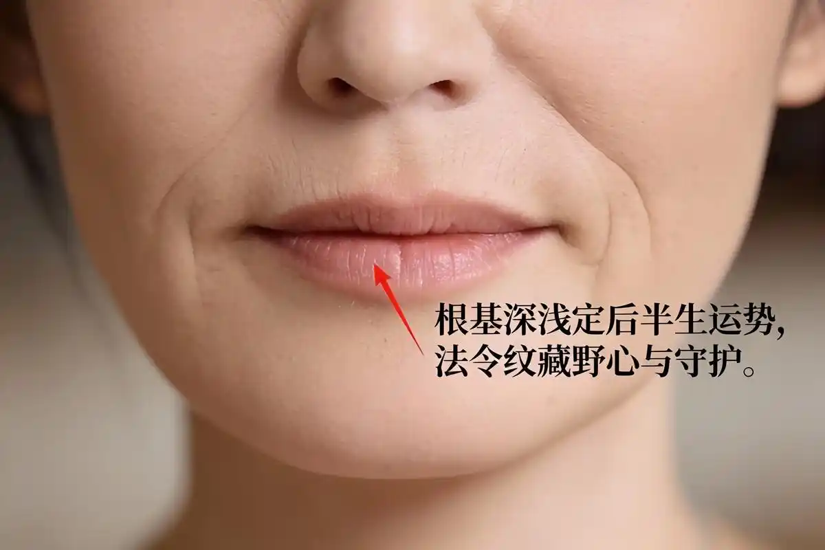 法令纹对女人命运有怎样的影响？面相中的法令纹是否预示着好运？