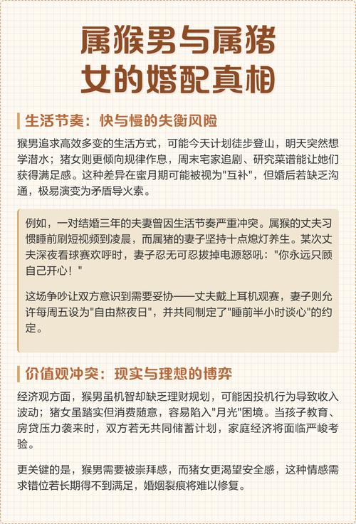 属猪和属猴的婚姻配对是否和谐？