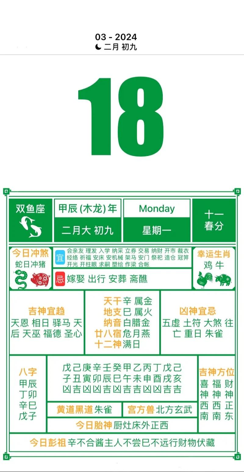 2023年农历三月十八日吉时具体时间是什么？