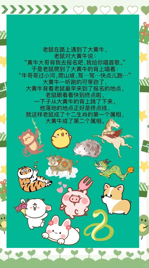 十二生肖中谁是排名第一的动物绘本故事里是如何描述的？