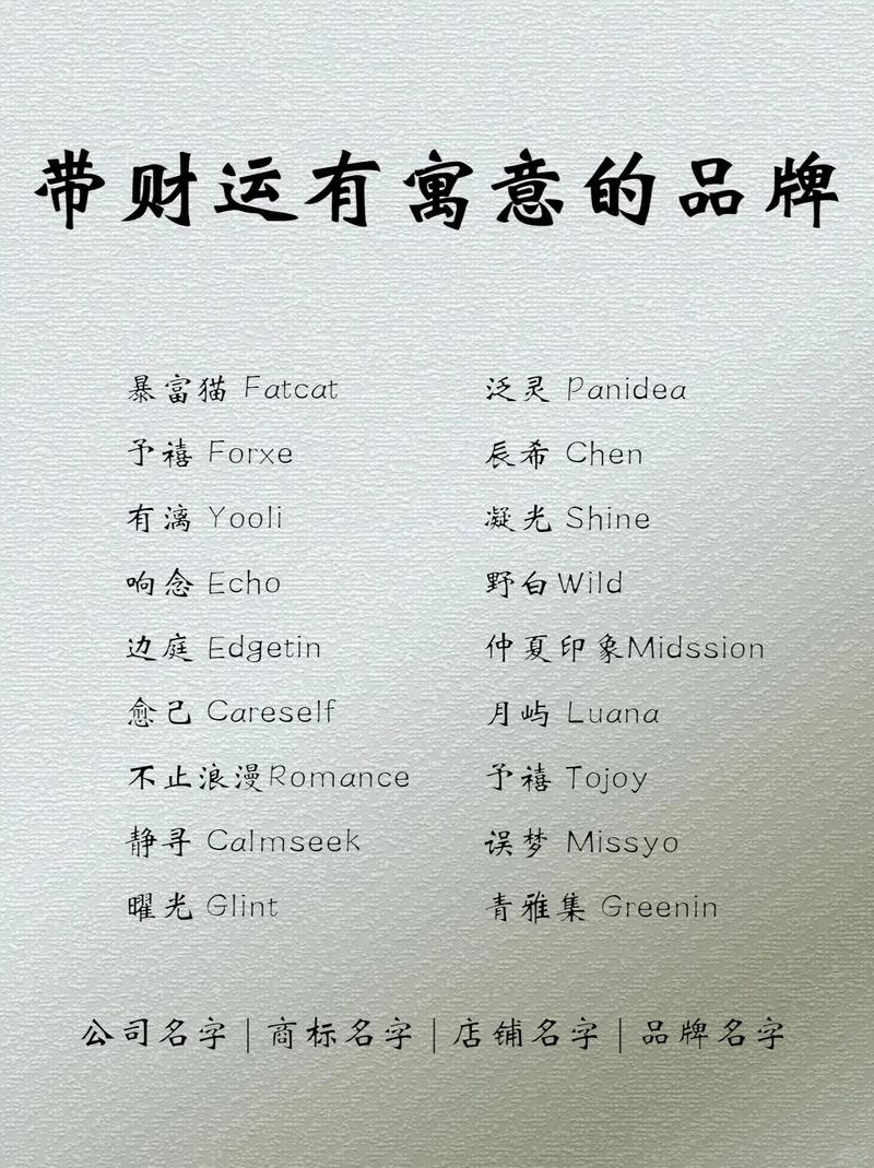 这款有寓意的产品品牌名字叫什么？