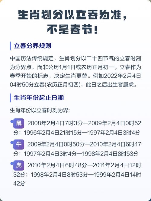 为什么生肖不以立春时间为准计算属相？