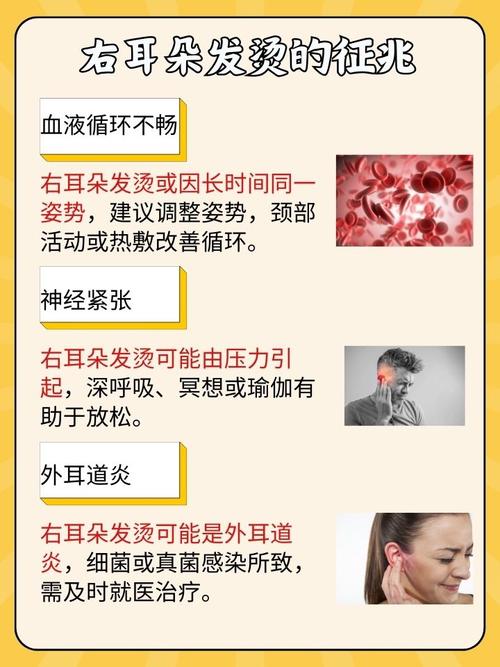 女生右耳为什么会突然烫得不舒服？这是怎么回事？