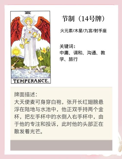 节制正位在爱情中具体代表着什么含义？