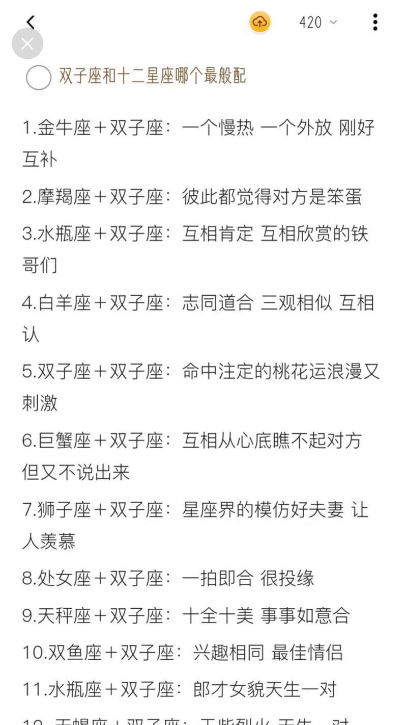 双子座男生蕞适合和哪个星座男生在一起？