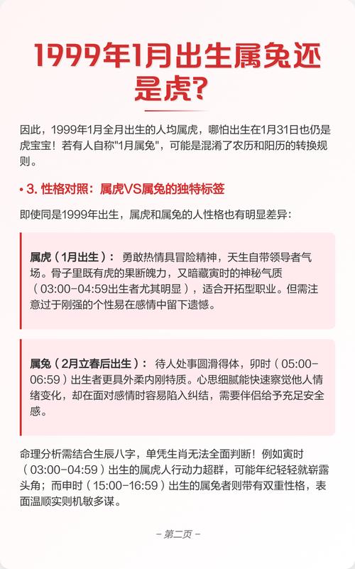 1999年出生的人属什么生肖，具体计算方法是什么？