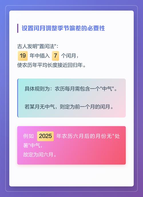 农历年为什么会设置闰月来调整月份与太阳年周期的差异？