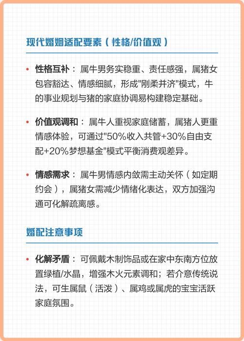 95年属猪男和97年属牛女结婚会生什么属相的宝宝？婚配是否合适？