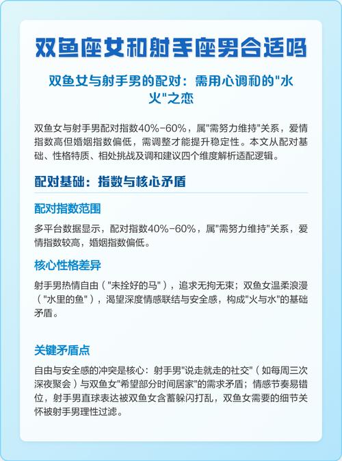 双鱼女和射手男结婚会怎样？婚姻生活幸福吗？