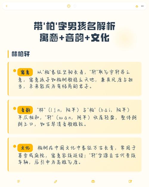 柏字取名有什么寓意和深层含义？